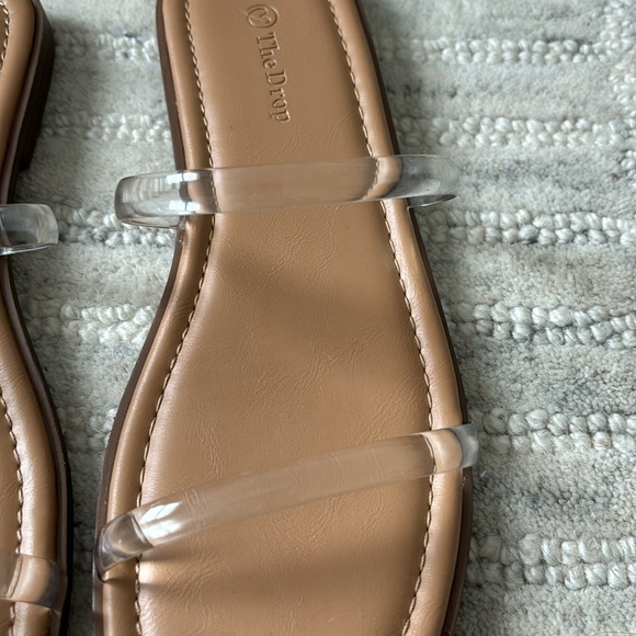 The Drop Women’s Paris Square Toe Two Strap Sandal - Picture 4 of 13